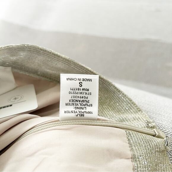 NWT The Native One Metallic Gray Groovy Shine Trouser Pants w/ Pockets Sz Small - Picture 9 of 9